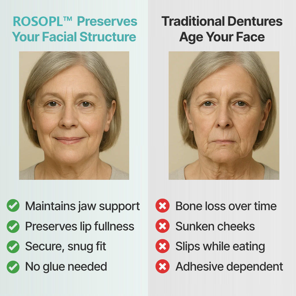 🔥🔥🔥Ends Today: 83% OFF!🦷DarkFairy™ Custom-Fit Full Functional Dentures Make you more confident