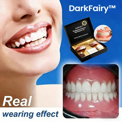 🔥🔥🔥Ends Today: 83% OFF!🦷DarkFairy™ Custom-Fit Full Functional Dentures Make you more confident