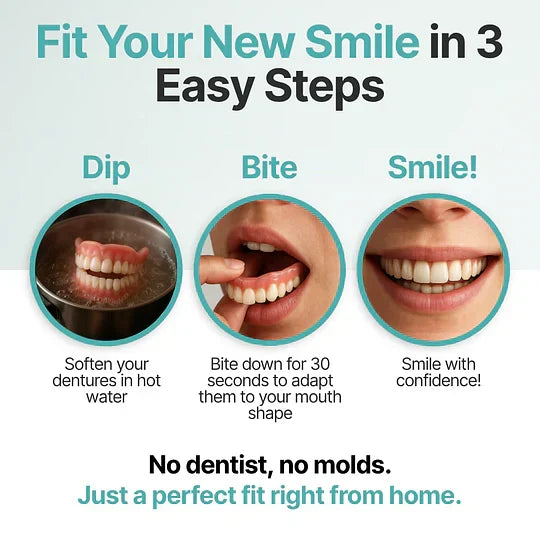 🦷🦷 HazyGalaxy™ Custom-Fit Dentures ⏰ ENDS TODAY   70% OFF | Smile with Confidence
