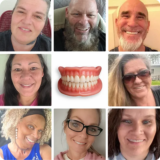 🔥🔥🔥Ends Today: 83% OFF!🦷DarkFairy™ Custom-Fit Full Functional Dentures Make you more confident